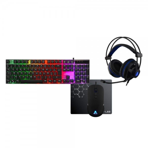 Pack CLAVIER/SOURIS THE G-LAB GAMING COMBO GALLIUM (Suris + tastiera + auricolare)