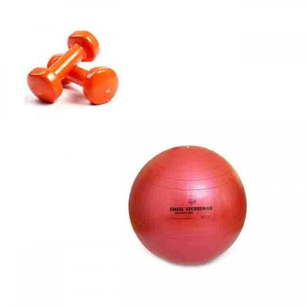 Fitness Pack (Ball + Dumbbells)