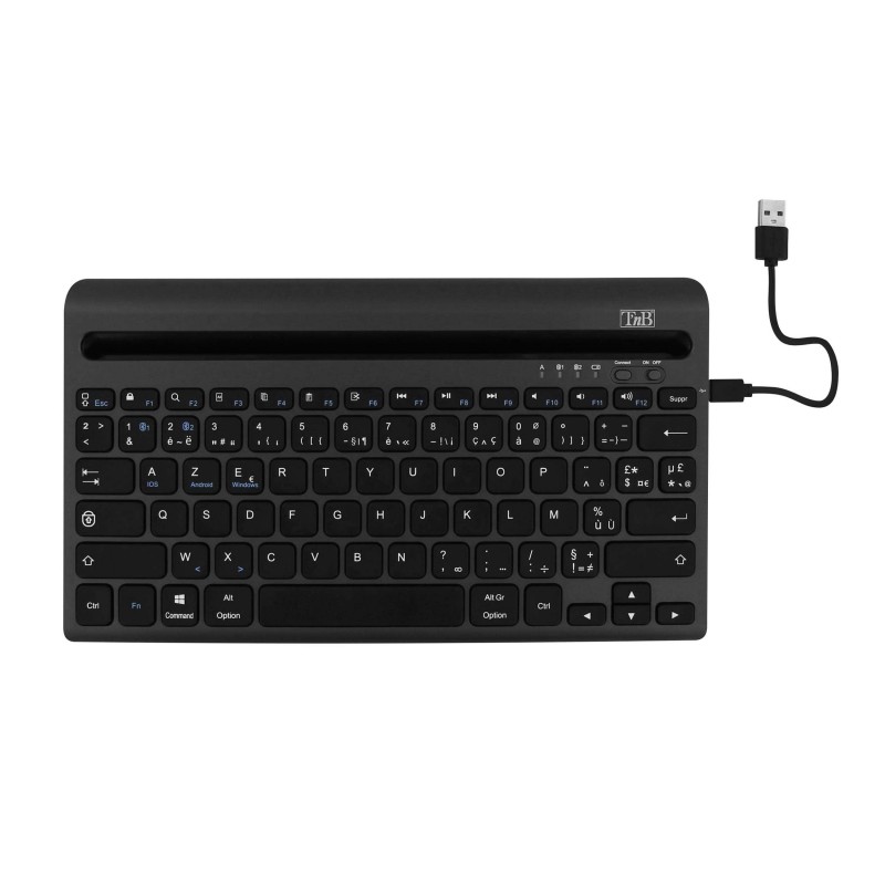 Clavier Bluetooth T'nB multi-device (tablette, smartphone et ordinateur)